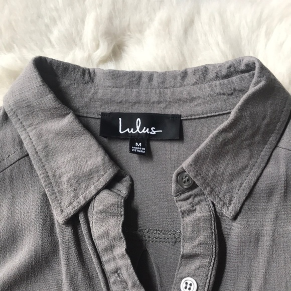 Lulu button up t shirt - Picture 2 of 4